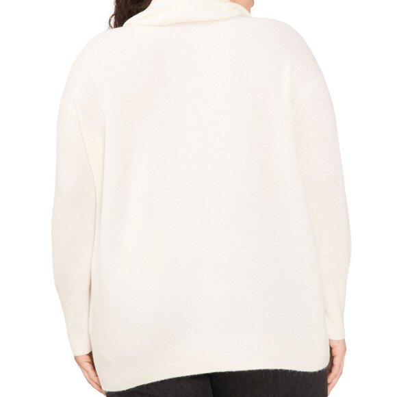 VINCE CAMUTO Plus Size Scarf and Crewneck Sweater Set 2X - Picture 2 of 5